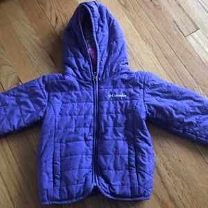 Girls light weight winter jacket